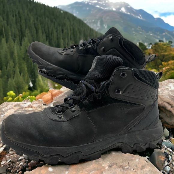 Newton Ridge Plus Black Hiking Boots Men Columbia Boots Mens 14